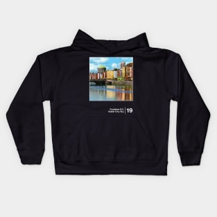 Fontaines D.C. - Dublin City Sky / Minimalist Style Graphic Design Kids Hoodie